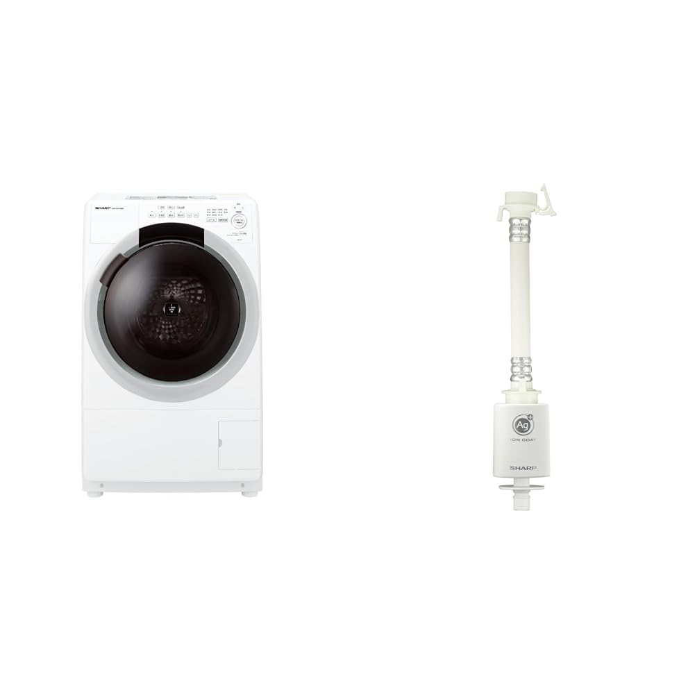Amazon.co.jp: 【セット買い】 シャープ ドラム式 洗濯乾燥機 ES-S7J